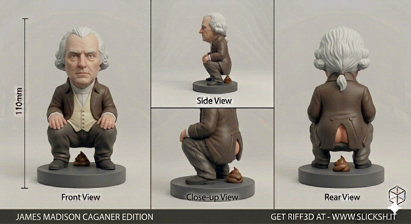 Anti-Gravity Figurine, front view