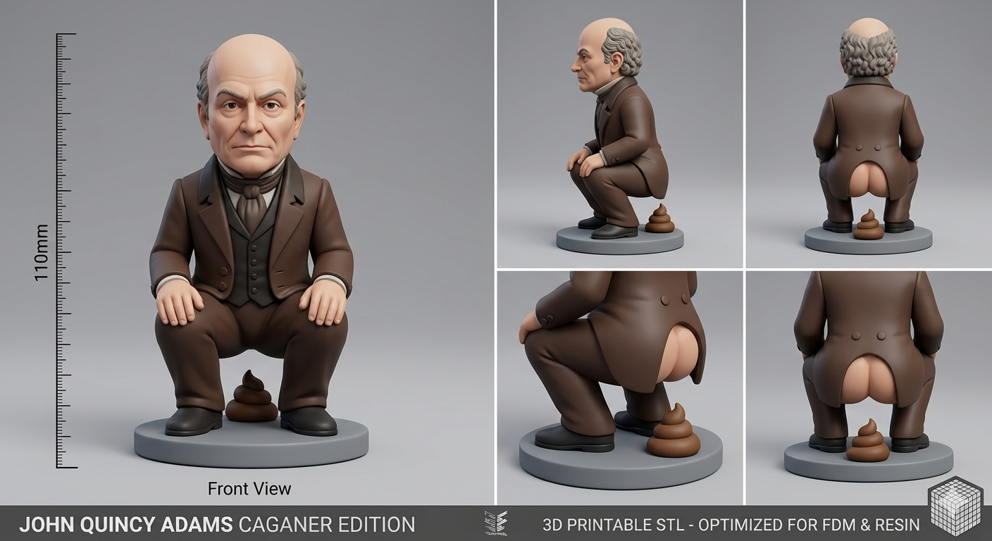 Anti-Gravity Figurine, front view
