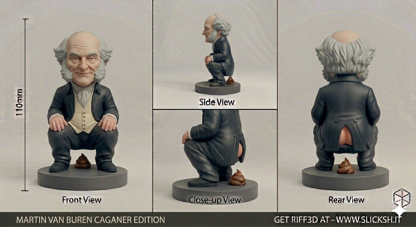 Anti-Gravity Figurine, front view