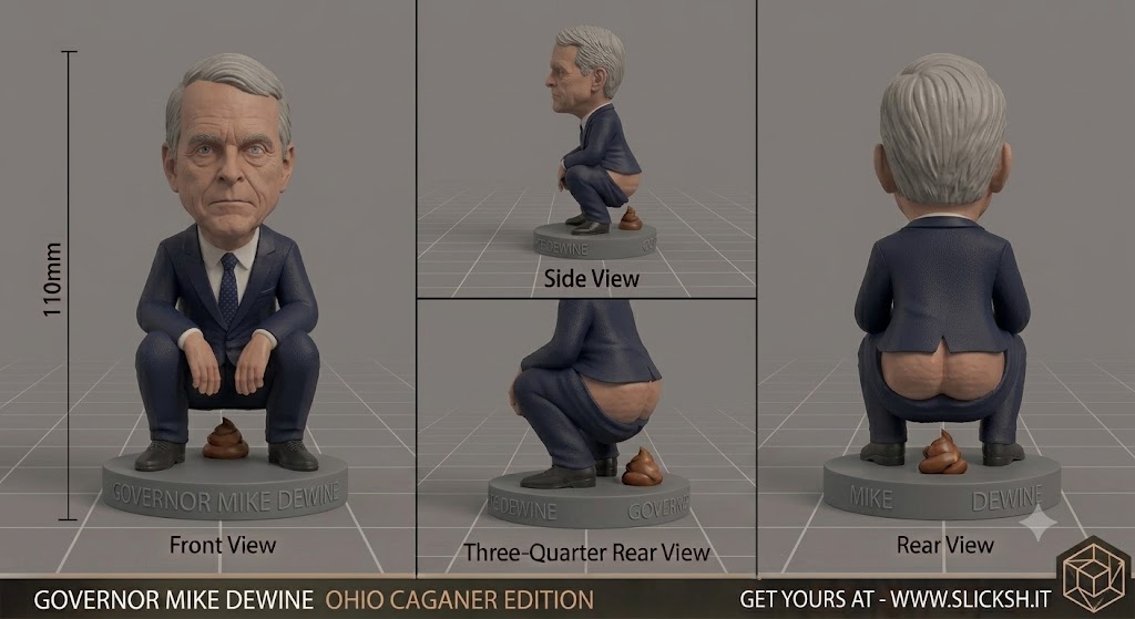 Anti-Gravity Figurine, front view